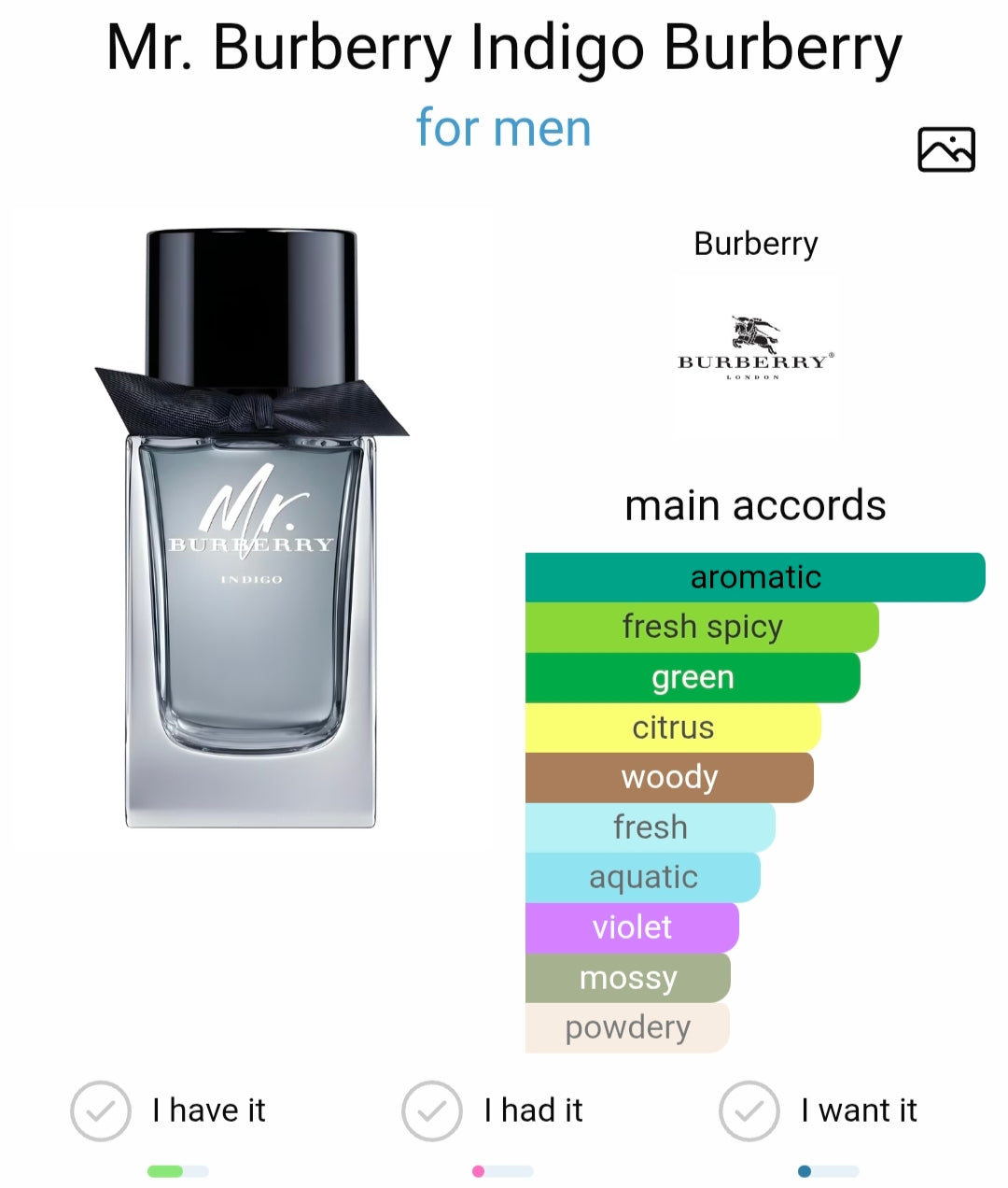 Mr. Burberry Indigo EDT (Xurry)