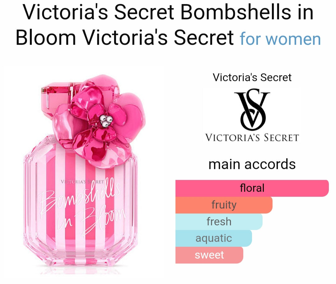 Victoriia's Secrret Bombbshell In Bloom Perfume Eau De Perfume (Xurry)
