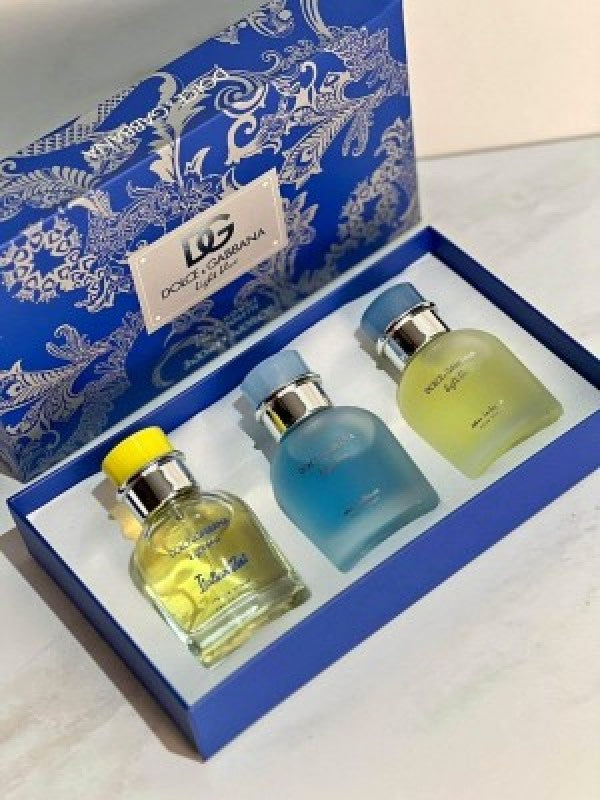 Dolce Gabbana Blue Pour Homme Gift Set of 3 (Xurry)