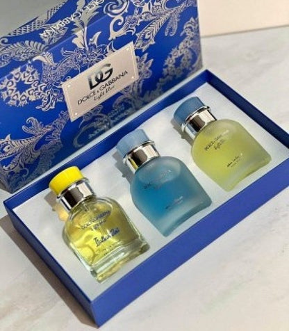 Dolce Gabbana Blue Pour Homme Gift Set of 3 (Xurry)