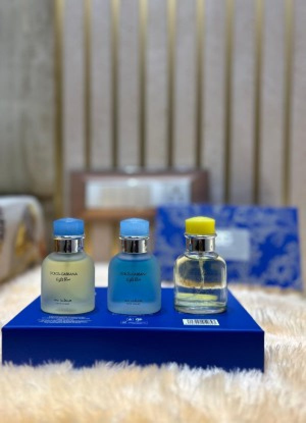 Dolce Gabbana Blue Pour Homme Gift Set of 3 (Xurry)