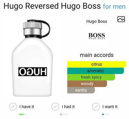 Boss Hugo Reversed EDT (Xurry)