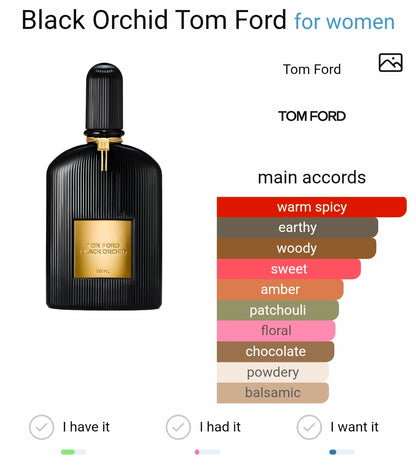 Tomm Forrd Black Orchhid Timeless (Xurry)