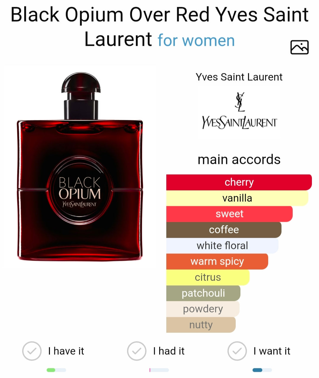 Yvees Saiint Laurentt Black Opium Over Red (Xurry)