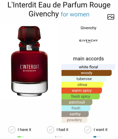 Givenchy L'interdit Eau De Parfum Rouge (Xurry)