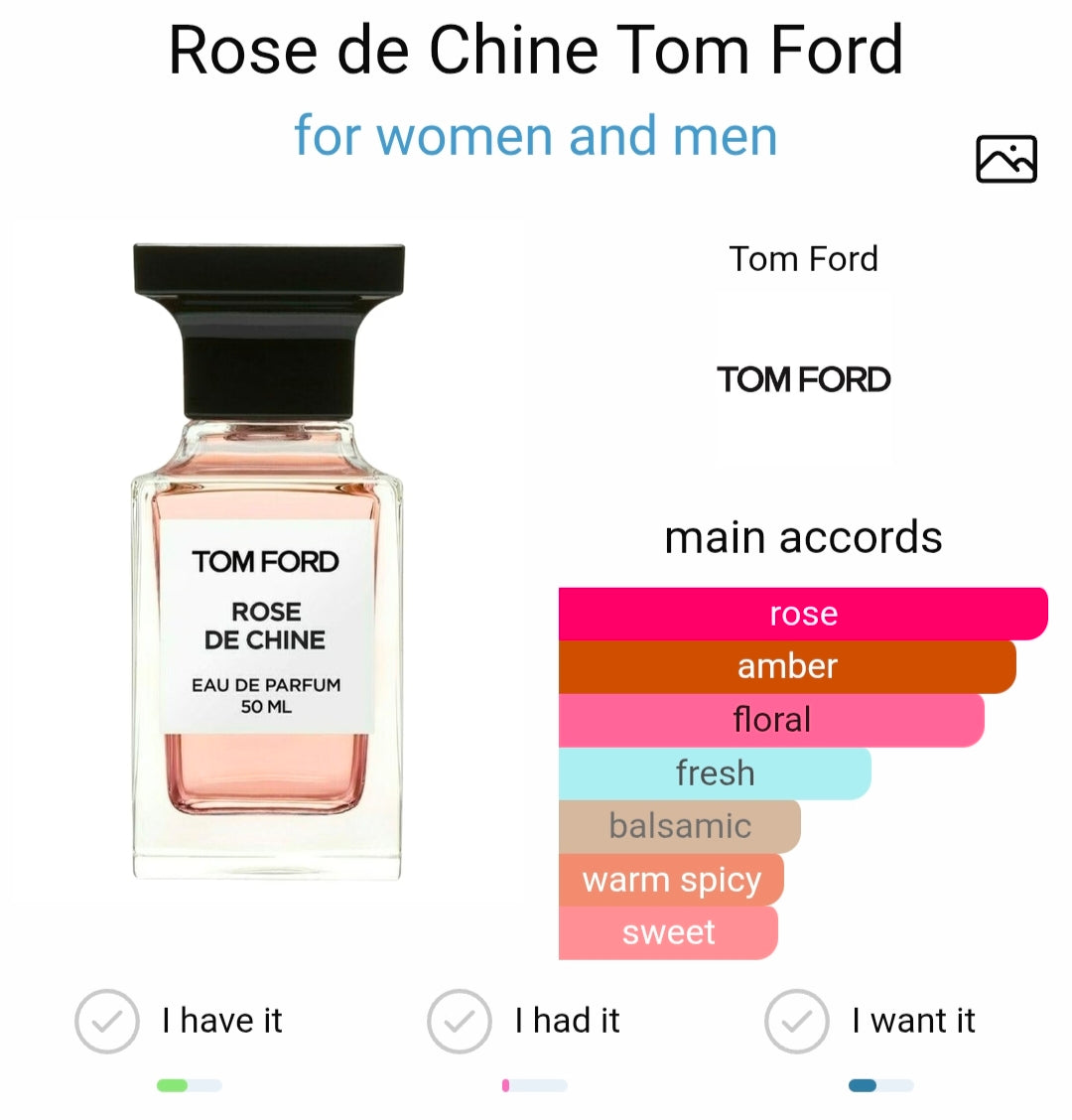TommFord Rose de Chine Eau De Parfum (Xurry)