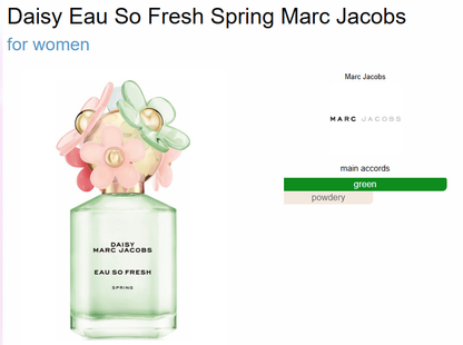Marcc Jacobss Daisy Spring Eau So Fresh (Xurry)