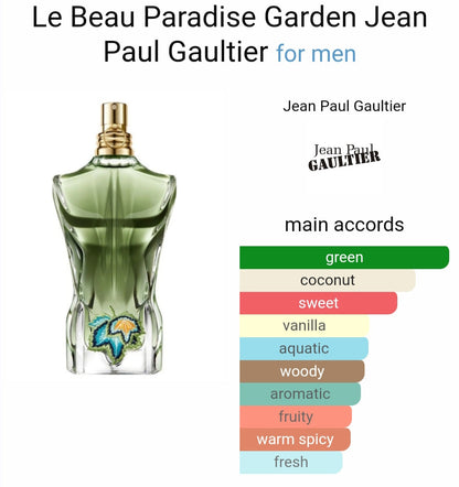 Jean Paul Gaultier Le Beau Paradise Garden Eau De Parfum (Xurry)