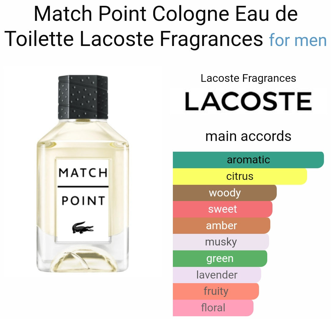 Laacoste Match Point Cologne Eau De Toilette (Xurry)