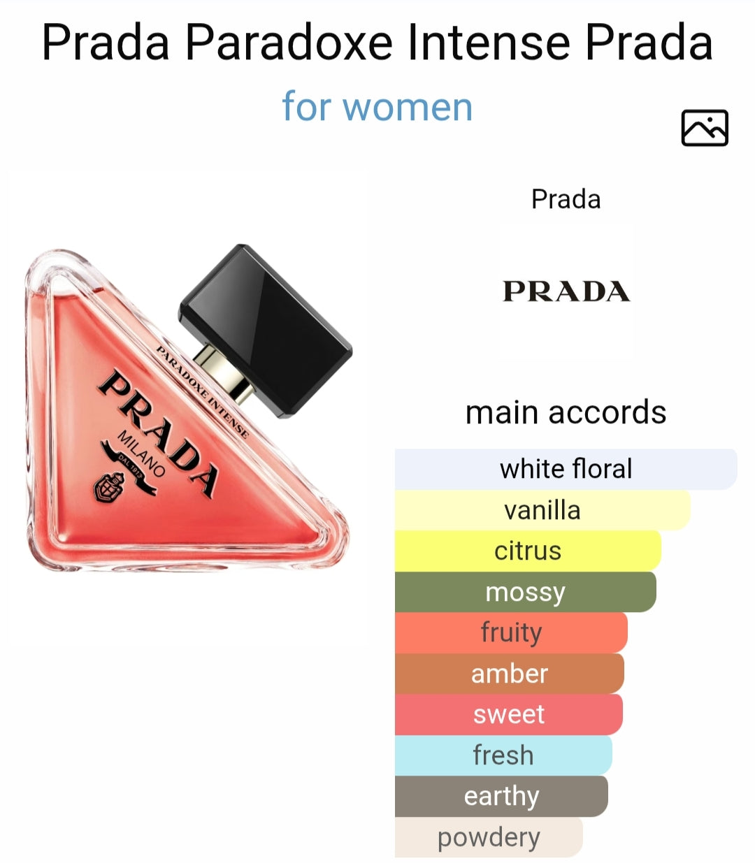 PRADAA Paradoxe intense Eau De Parfum (Xurry)