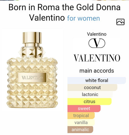 Valentinoo Donna Born In Roma The Gold (Xurry)