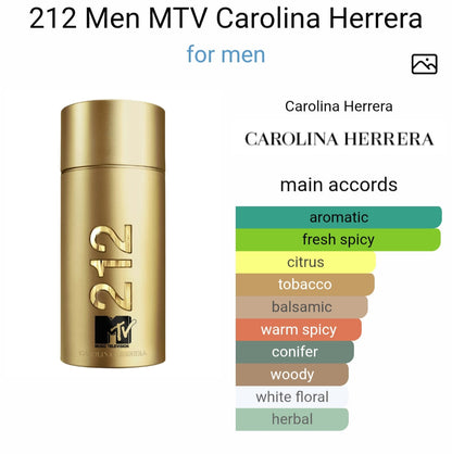 Caroolina Herreera 212 Men NYC MTV EDT (Xurry)