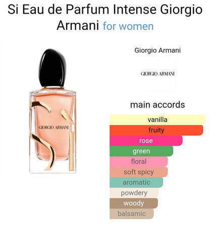 Sii Eau De parfum intense refillable Giorgio Armaani (Xurry)