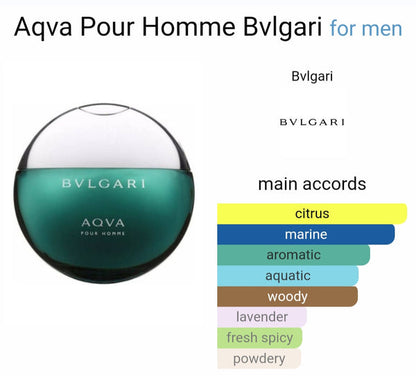 Bvlgarii Aqvaa Pour Homme Eau De Toilette For Men (Xurry) #015